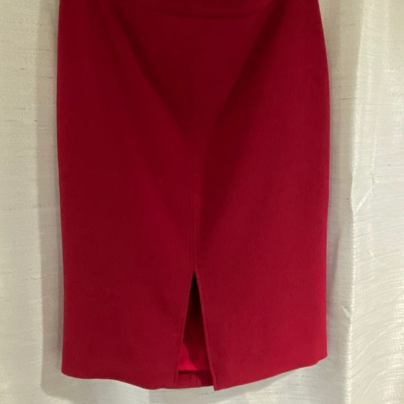Ann Taylor Red Pencil Skirt - Picture 1 of 3
